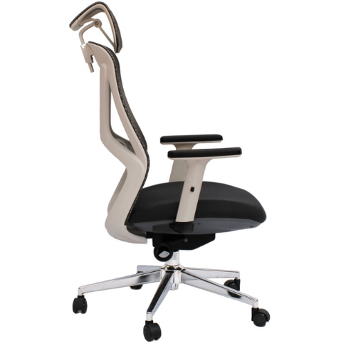 PrimeNest – Ergonomic Office Chair (Grey) - Mega Cart