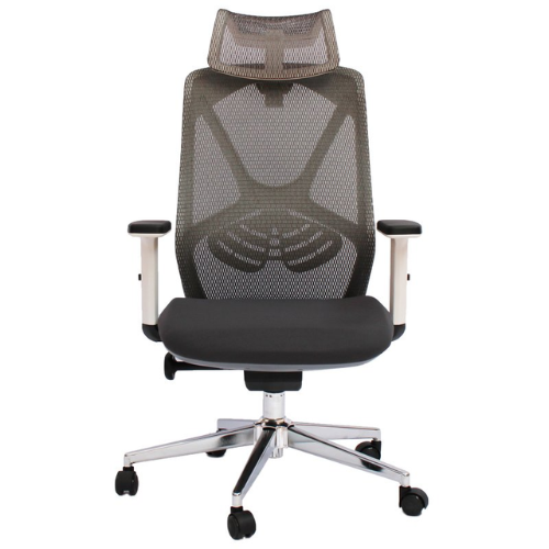 PrimeNest – Ergonomic Office Chair (Grey) - Mega Cart