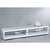 PrimeNest - Glossy White Arched TV Stand with Glass Shelf - Mega Cart