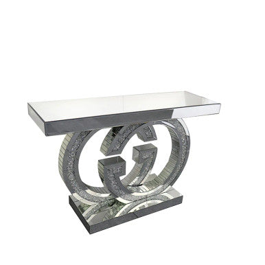 PrimeNest - Greta Mirrored Console Table - Modern Glamour - Mega Cart