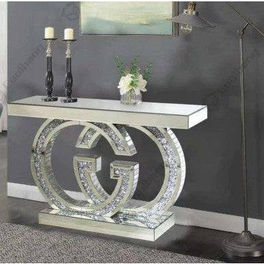 PrimeNest - Greta Mirrored Console Table - Modern Glamour - Mega Cart