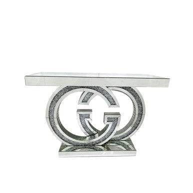 PrimeNest - Greta Mirrored Console Table - Modern Glamour - Mega Cart