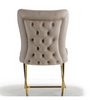PrimeNest Layla Velvet Button-Back Dining Chairs - Elegant & Versatile - Mega Cart