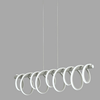 PrimeNest LED Twirl Spiral Chandelier - Modern Home Lighting Fixture - Mega Cart