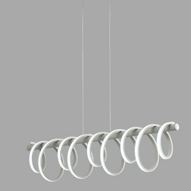 PrimeNest LED Twirl Spiral Chandelier - Modern Home Lighting Fixture - Mega Cart