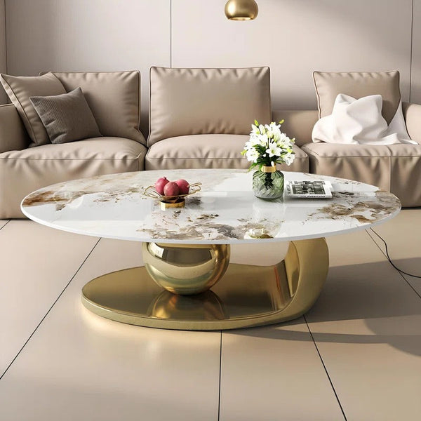 PrimeNest Lena Marble Top Table - Mega Cart