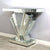 PrimeNest Luxurious Crushed Diamond Console Table - Elegant Home Decor - Mega Cart