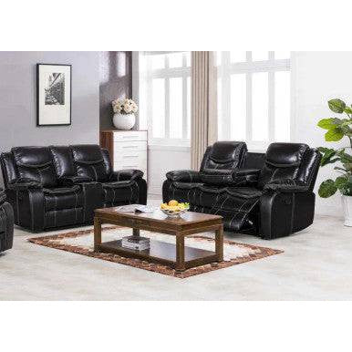 PrimeNest Luxurious Leather Reclining Sofa Set - 3 Piece - Mega Cart
