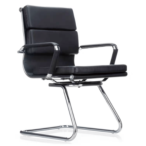 PrimeNest - Medium Back Cushion Padded Leather Office Chair - Mega Cart