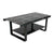 PrimeNest Modern Black Coffee Table with Storage - Risque Design - Mega Cart