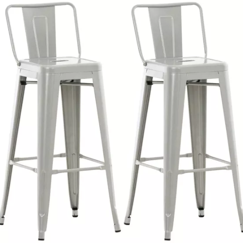 PrimeNest - Modern Minimalistic Metal Bar Stool - Mega Cart