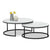 PrimeNest - Modern Nested Coffee Table Set of 2 - Space-Saving Design - Mega Cart