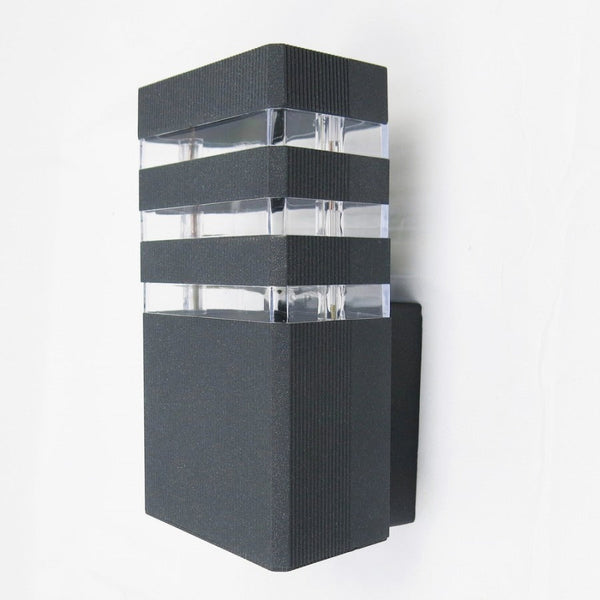 WeatherGuard Square Outdoor Wall Lamp E27 - Mega Cart