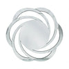 PrimeNest Modern Swirl Frameless Mirror - Elegant Home Decor - Mega Cart