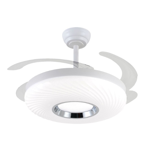 PrimeNest - Modern White LED Ceiling Fan Light - Mega Cart