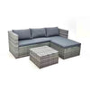 Primenest Nia Outdoor Patio Set with Grey Cushions - Mega Cart