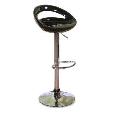 PrimeNest - Round Acrylic Bar Chairs with Chrome Base - Mega Cart