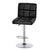 PrimeNest Set of 5 Abbie Low-Back Swivel Barstool - Solid Wood, Sleek Finish - Mega Cart