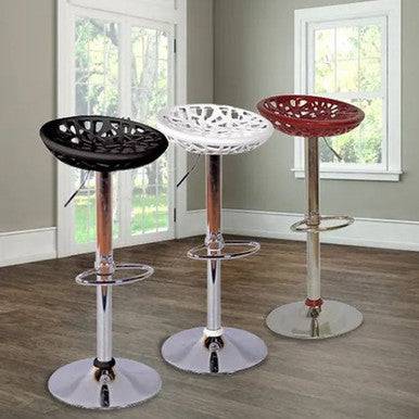PrimeNest - Set of 5 Adjustable Swivel Spider Barstools - Mega Cart