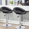 PrimeNest - Set of 5Faux Leather Swivel Bar Stools - Mega Cart