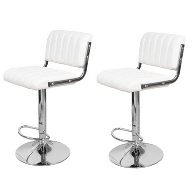 PrimeNest Swivel Kitchen Counter Chairs - Adjustable Height & Comfort - Mega Cart