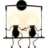 PrimeNest Whimsical Iron Companions Swing Light - Cozy Home Decor - Mega Cart