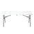 PrimeNest - White PVC Folding Table for Events and Dining - Mega Cart