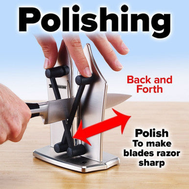 Professional Knife Sharpener for All Blade Types - Compact Design - Mega Cart