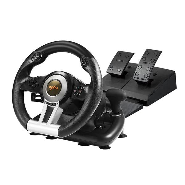 Racing Steering Wheel with Pedal - Mega Cart