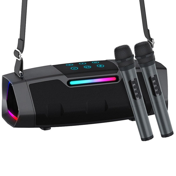 Rechargeable Bluetooth Speaker with Karaoke Function - Mega Cart