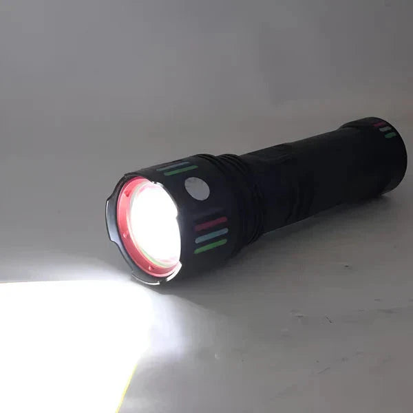 Rechargeable LED Aluminum Alloy Flashlight - Mega Cart