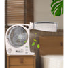 Rechargeable Solar Smart Fan with LED & Music - Mega Cart