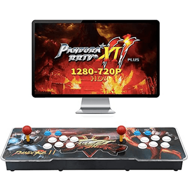 Retro Arcade Machine Console with LED, Joystick & TV Connect - Mega Cart