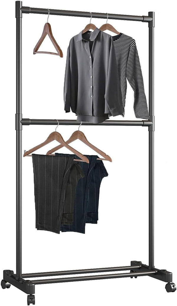 Rolling Clothes Organizer with Wheels - Mega Cart