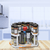Rotating D-Shape Spice Rack - Adjustable, Dual Spin Kitchen Organiser - Mega Cart