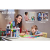 Rotating D-Shape Spice Rack - Adjustable, Dual Spin Kitchen Organiser - Mega Cart