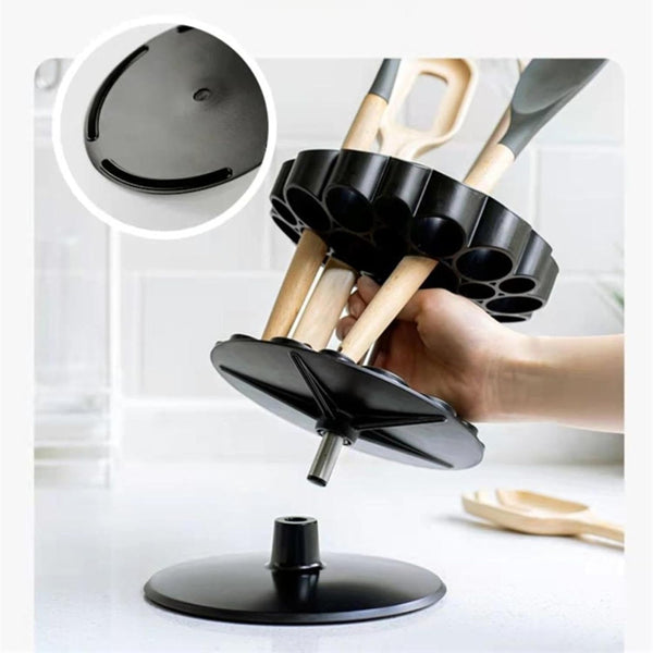 Rotating Utensil Holder Organizer - Mega Cart