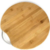 Round Bamboo Cutting Board with Handle - Mega Cart