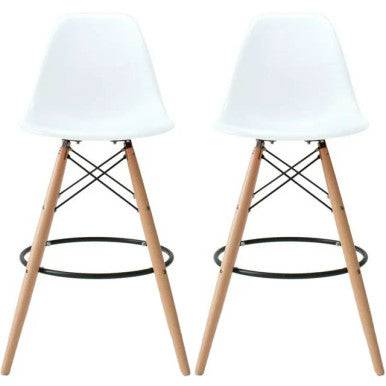 Set of 5 PrimeNest Modern Ergonomic Bar Stools - Mega Cart