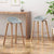 Set Of 5 - PrimeNest Vegas Bar Stool – Sleek, Modern Comfort for Any Space - Mega Cart