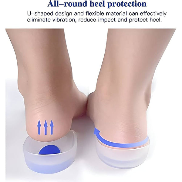 Silicone Heel Sleeves for Comfort and Support - Mega Cart