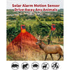 Solar Motion Sensor Alarm with Remote Control - Mega Cart