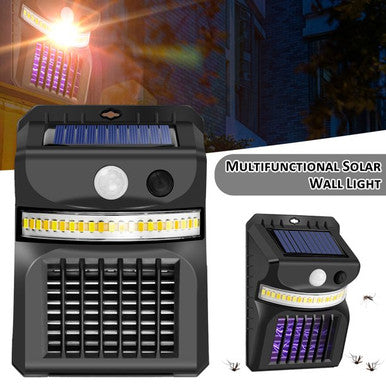 Solar-Powered 2-in-1 Mosquito Killer Lamp with UV Light - Mega Cart