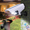 Solar-Powered Dummy Camera Light with Motion Sensor & Remote - Mega Cart