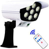Solar-Powered Dummy Camera Light with Motion Sensor & Remote - Mega Cart