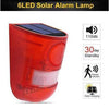 Solar Powered Motion Sensor Alarm Lamp for Home Security - Mega Cart