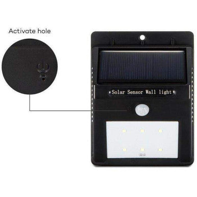 Solar-Powered Motion Sensor Wall Light for Outdoor Safety - Mega Cart