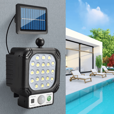 Solar-Powered Sensor Street Lamp for Outdoor Use - Mega Cart