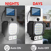 Solar-Powered Sensor Street Lamp for Outdoor Use - Mega Cart