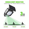Solar-Powered Sensor Street Lamp for Outdoor Use - Mega Cart